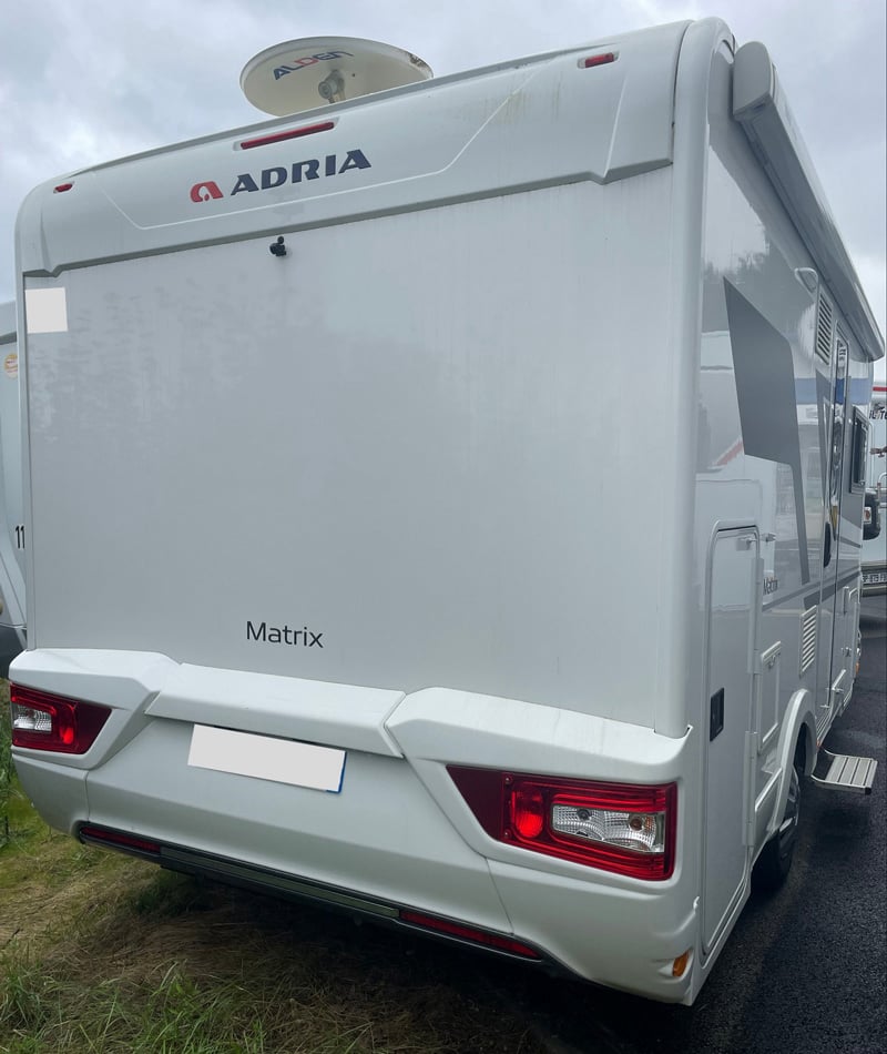 Profilé Adria Matrix Axess 600 DT profil arrière droit