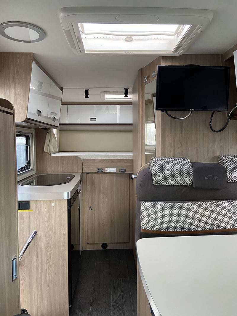 Compact Laika Kosmo Compact 5 vue intérieur couchage