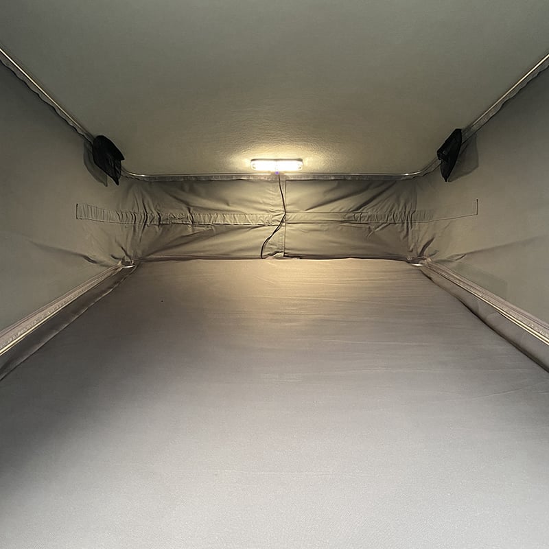 Van Bürstner Copa C500 Active vue intérieure toit relevé