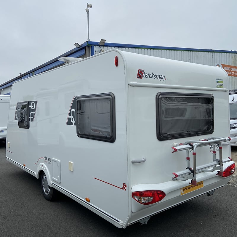Caravane Steckeman Starlett 480 CP Confort profil arrière gauche